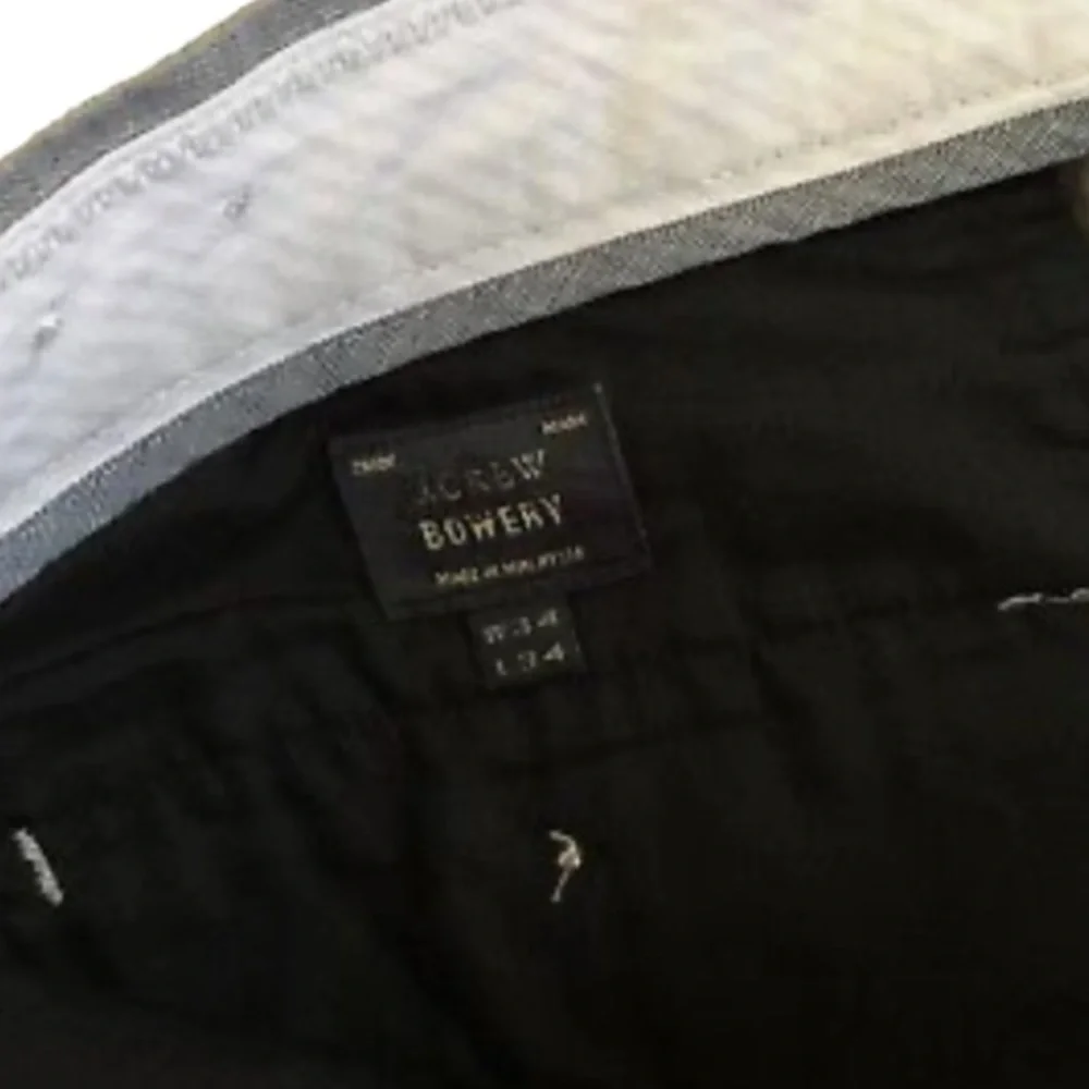 J Crew Urban Bowery Slim Cotton Twill Men’s Pants Sz 34/34 Excellent Condition